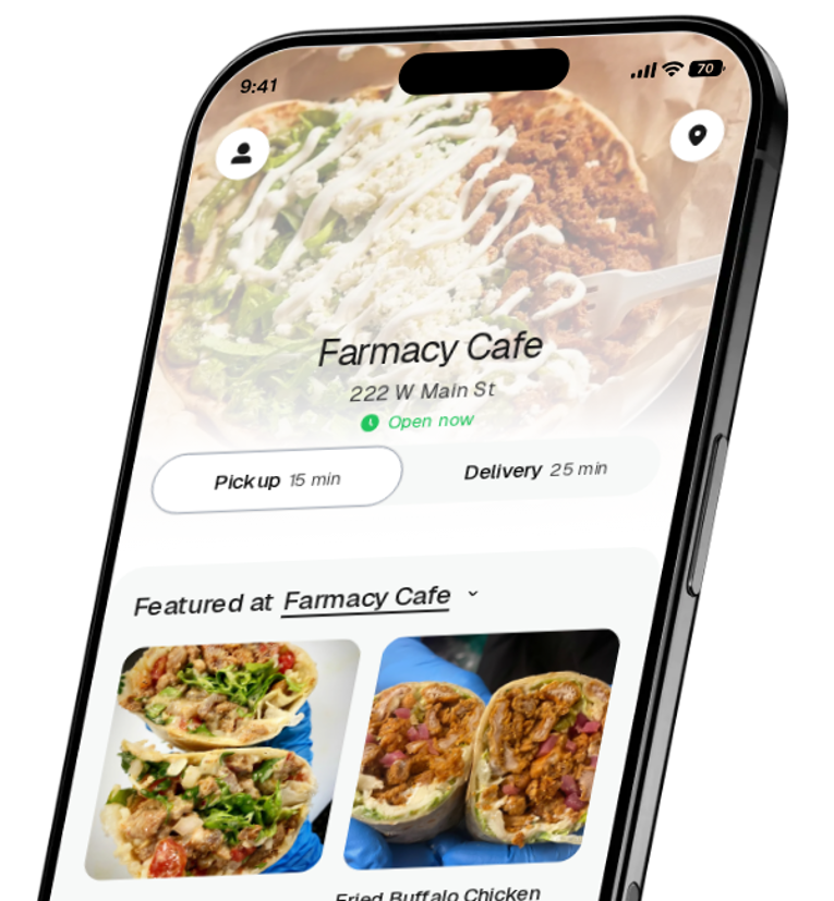 Farmacy Cafe app preview
