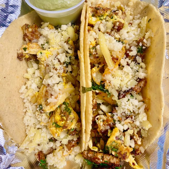Breakfast Tacos.