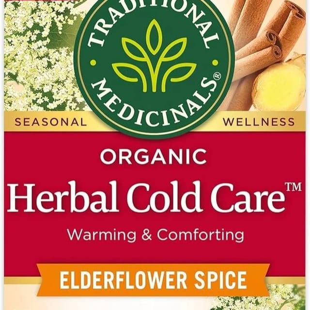 Traditional Medicinals Herbal Care Tea Box.