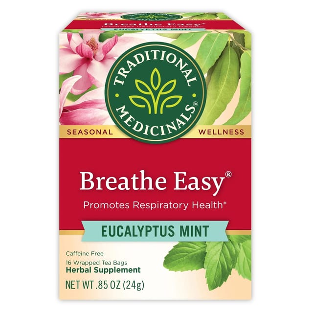 Traditional Medicinal Breathe Easy Tea Box.