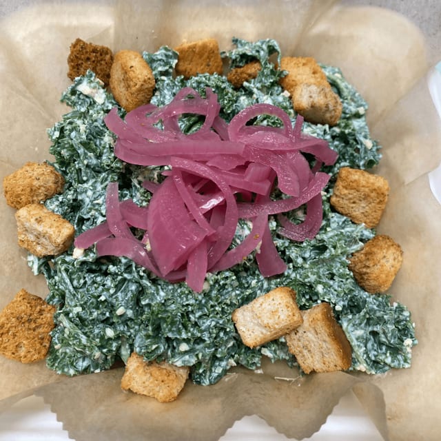 Kale Caesar Salad.