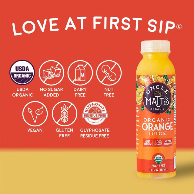 Uncle Matt's Orange Juice.
