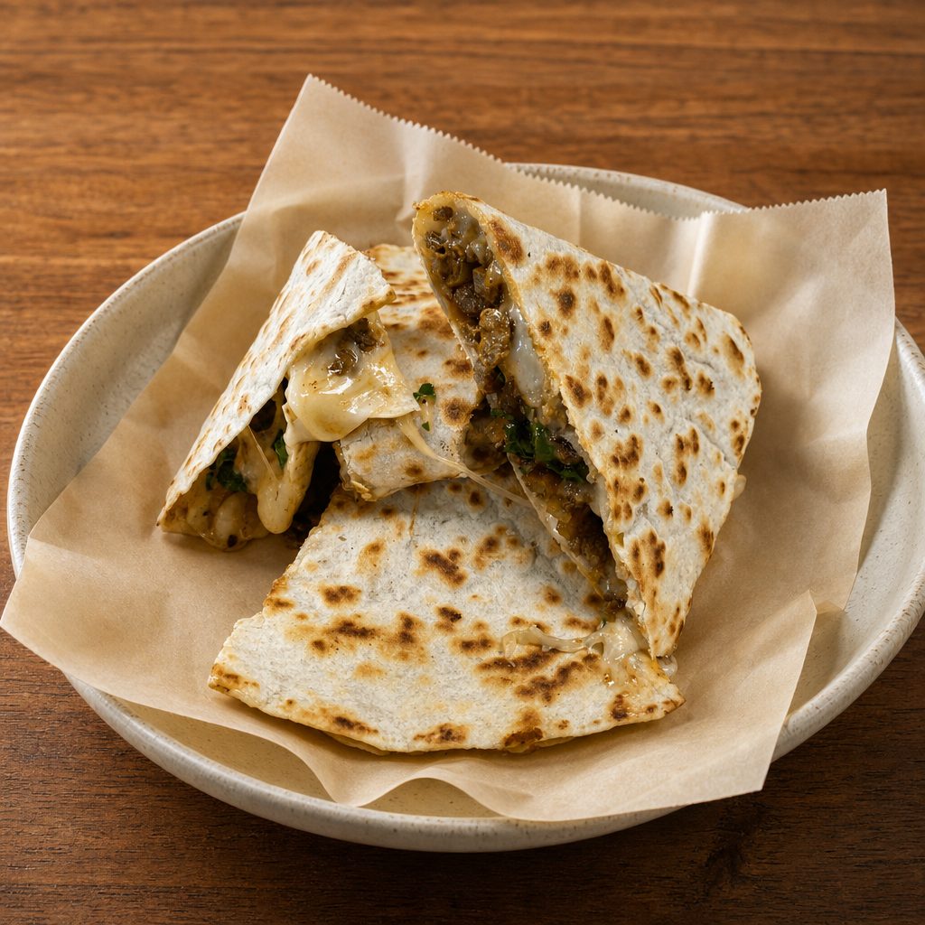 Cheesesteak Quesadilla.